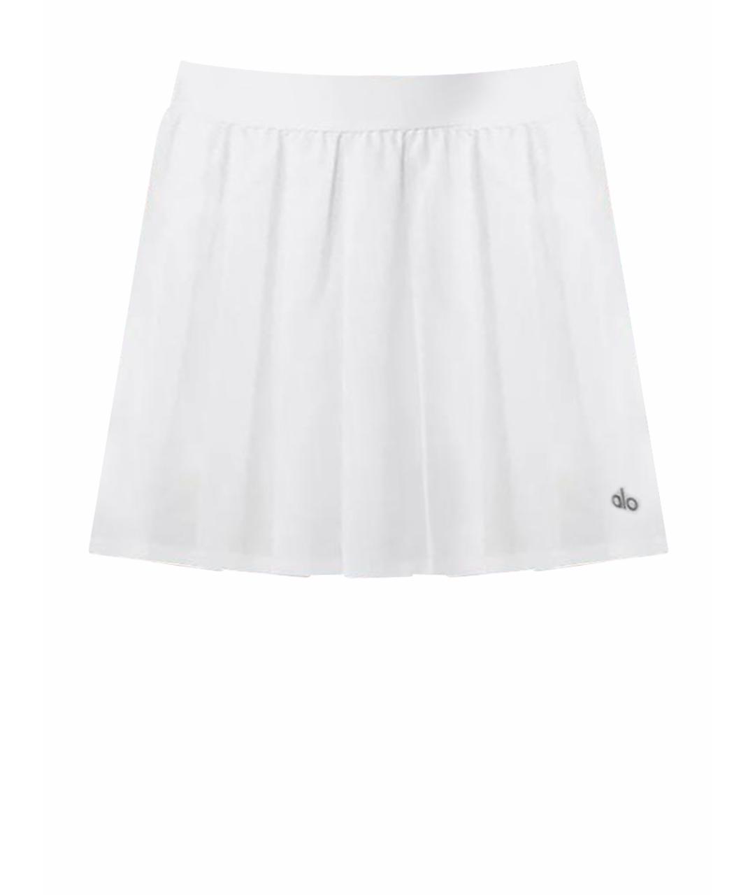 ALO YOGA Белая юбка мини, фото 1