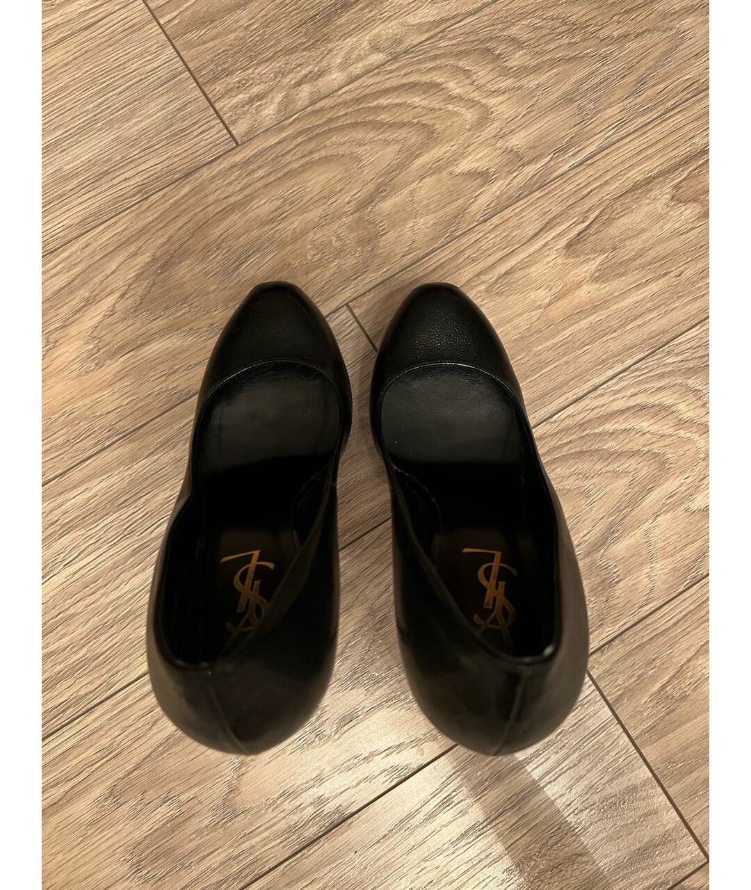 SAINT LAURENT Черные кожаные туфли, фото 3