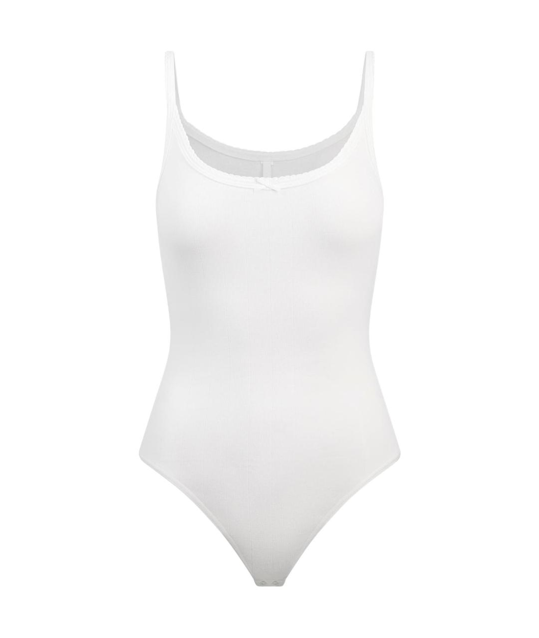 SKIMS Белое боди, фото 1