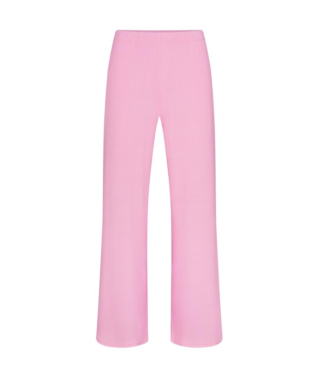 SKIMS Розовые прямые брюки, фото 1