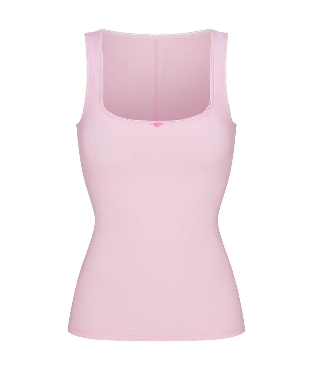 SKIMS Розовая майка, фото 1