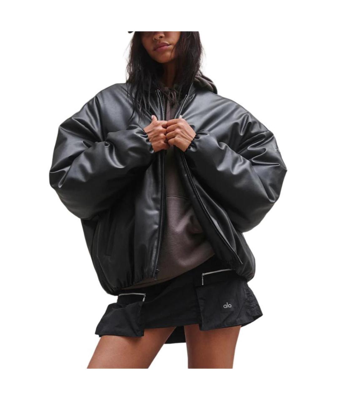 ALO YOGA Черная куртка, фото 4