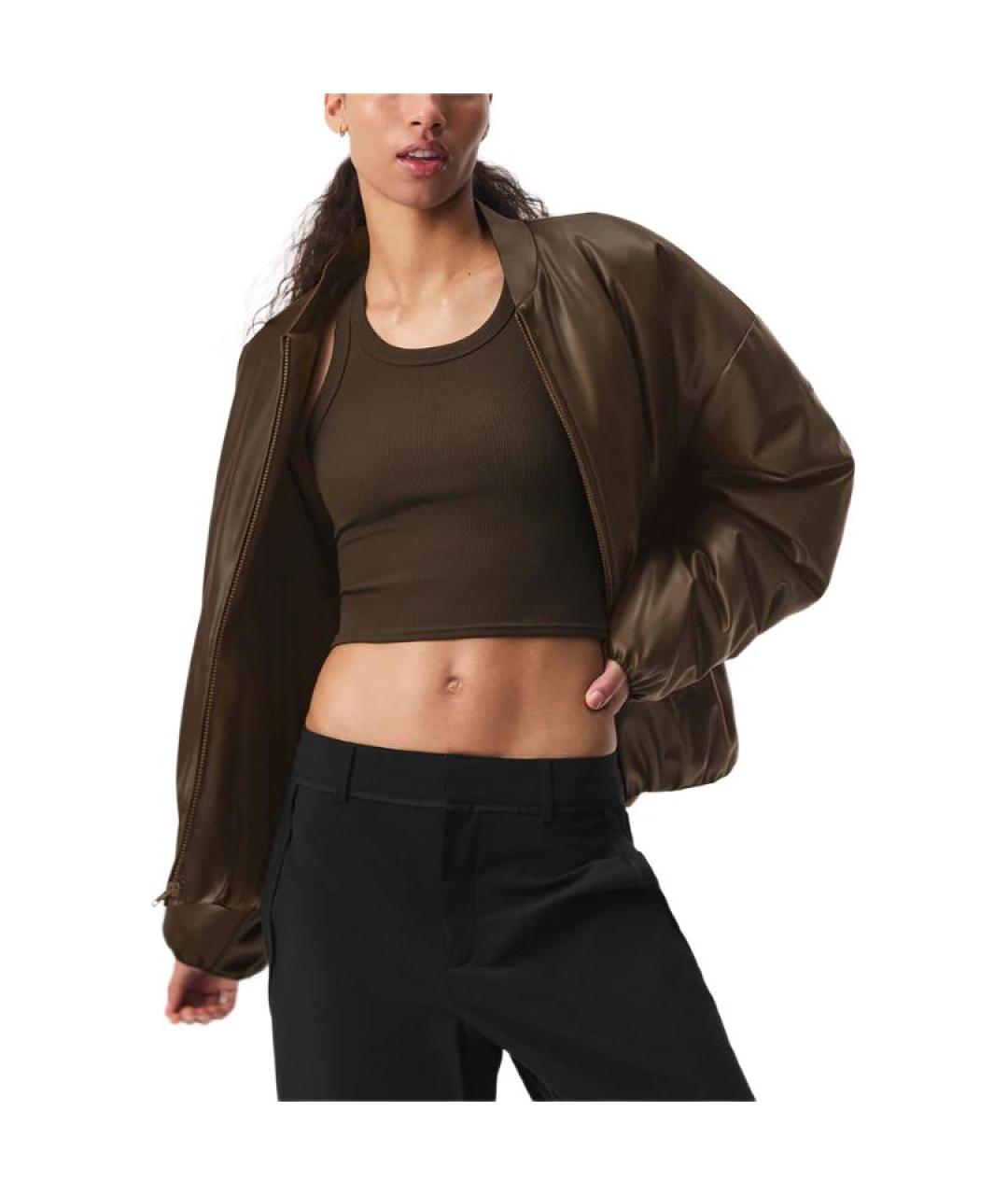 ALO YOGA Коричневая куртка, фото 3