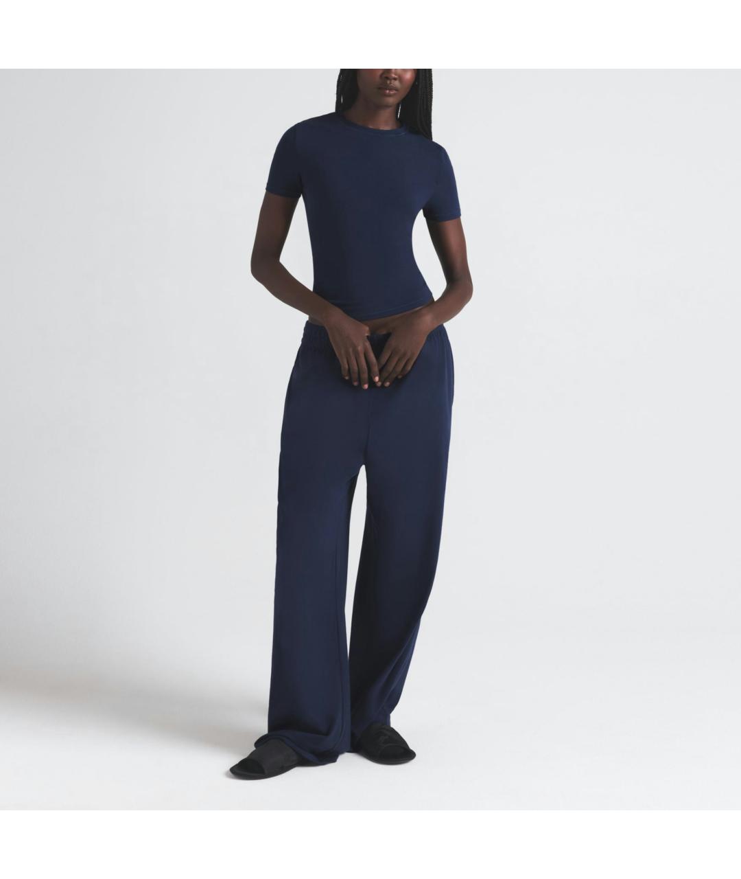 SKIMS Темно-синяя футболка, фото 2