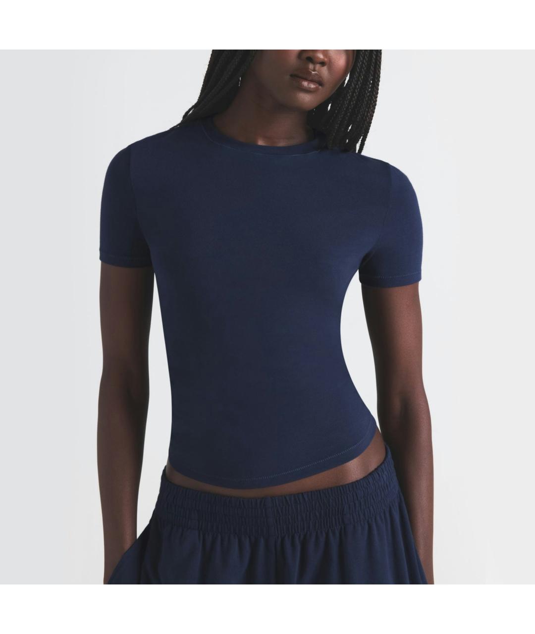 SKIMS Темно-синяя футболка, фото 3