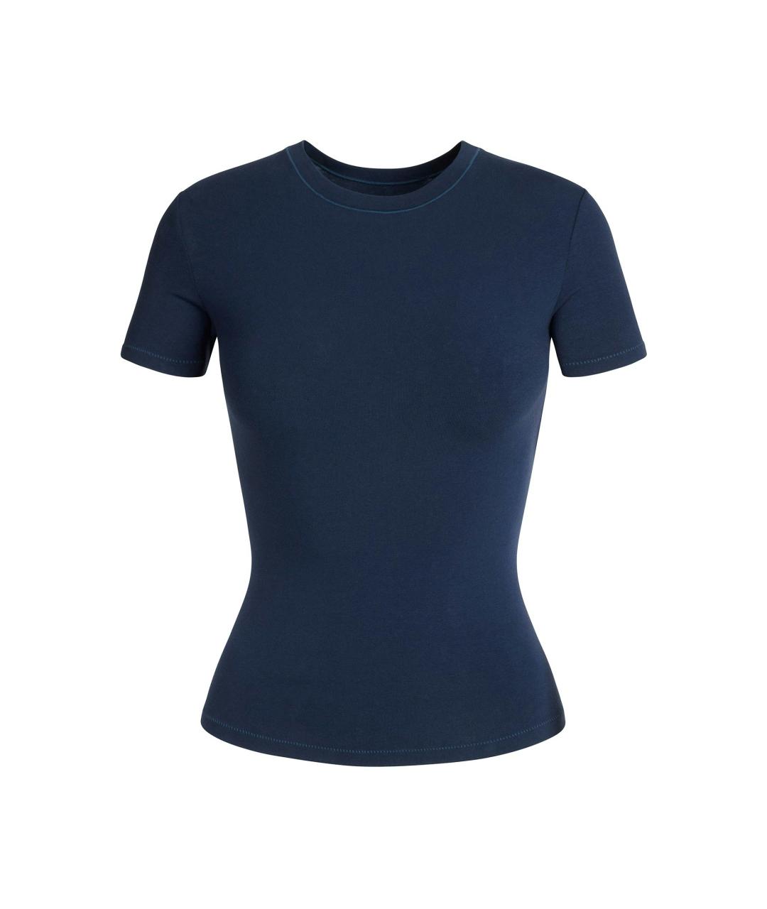 SKIMS Темно-синяя футболка, фото 1