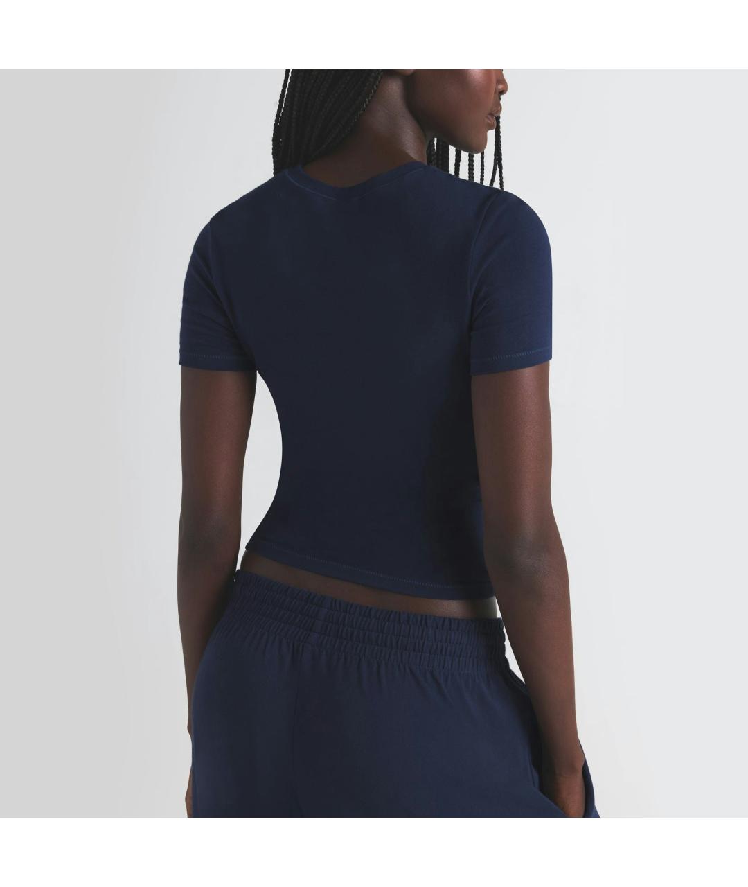 SKIMS Темно-синяя футболка, фото 4