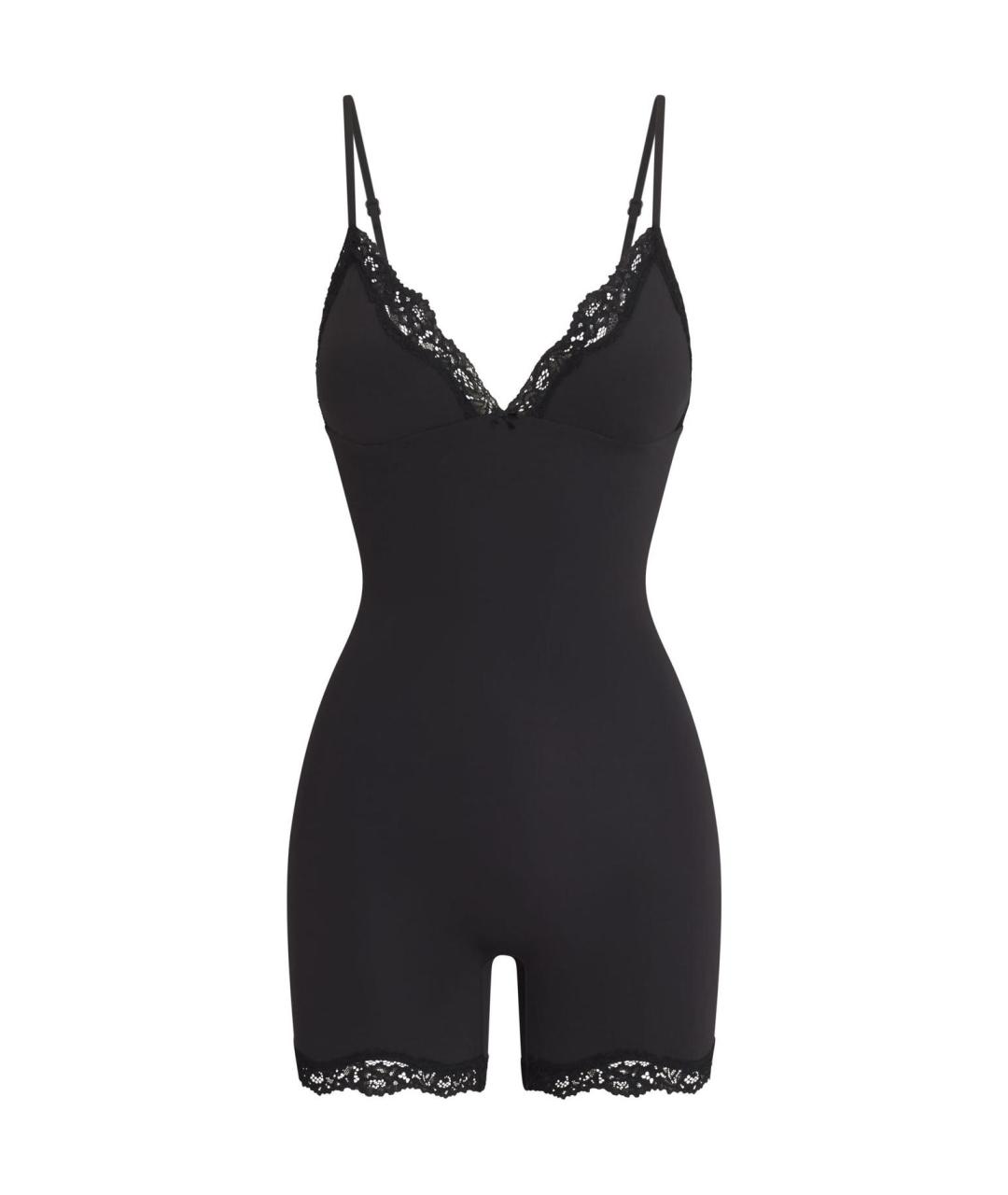 SKIMS Черное боди, фото 1