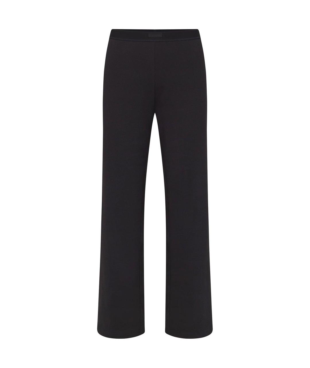 SKIMS Черные прямые брюки, фото 1