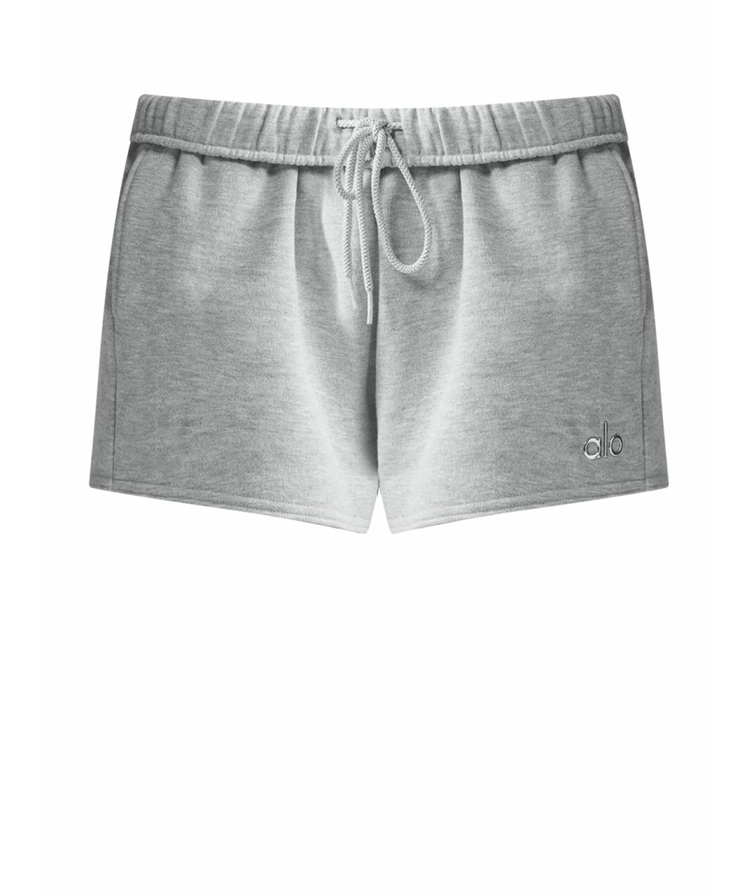 ALO YOGA Серые спортивные брюки и шорты, фото 1