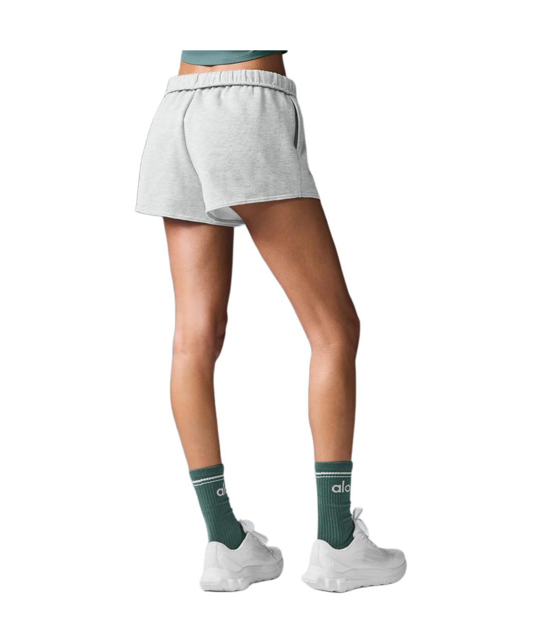 ALO YOGA Серые спортивные брюки и шорты, фото 2