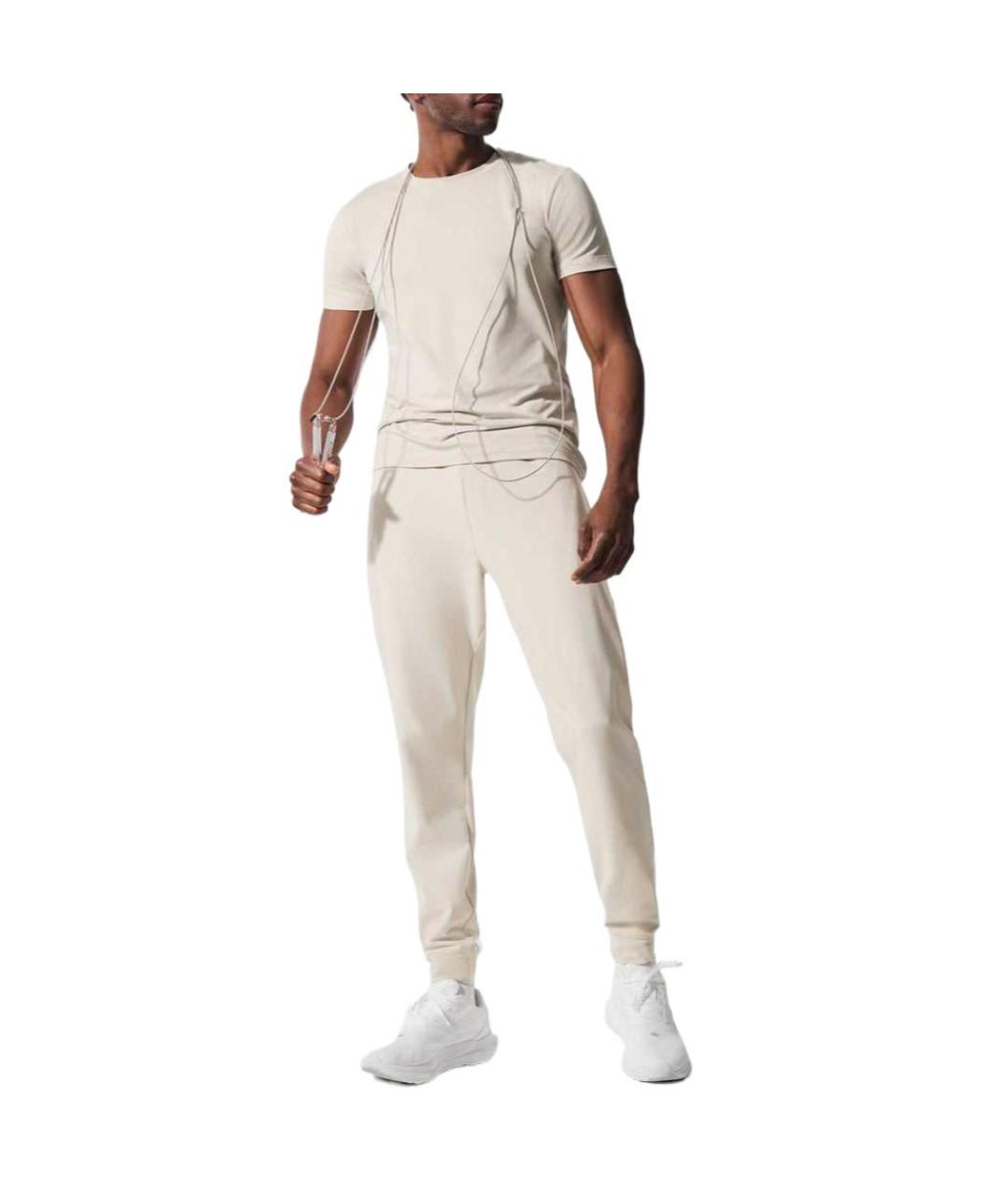 ALO YOGA Белые повседневные брюки, фото 3