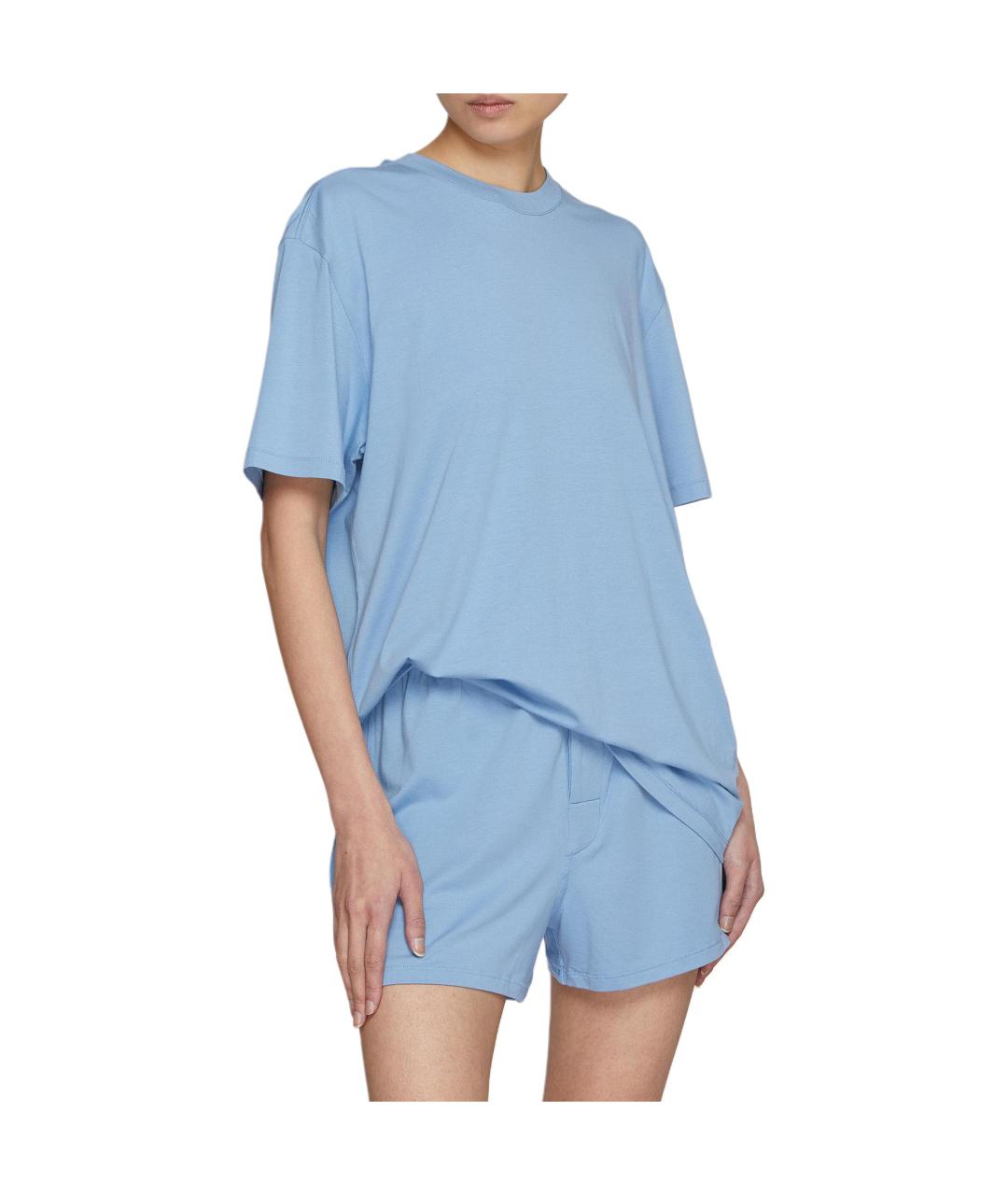 SKIMS Голубая футболка, фото 2