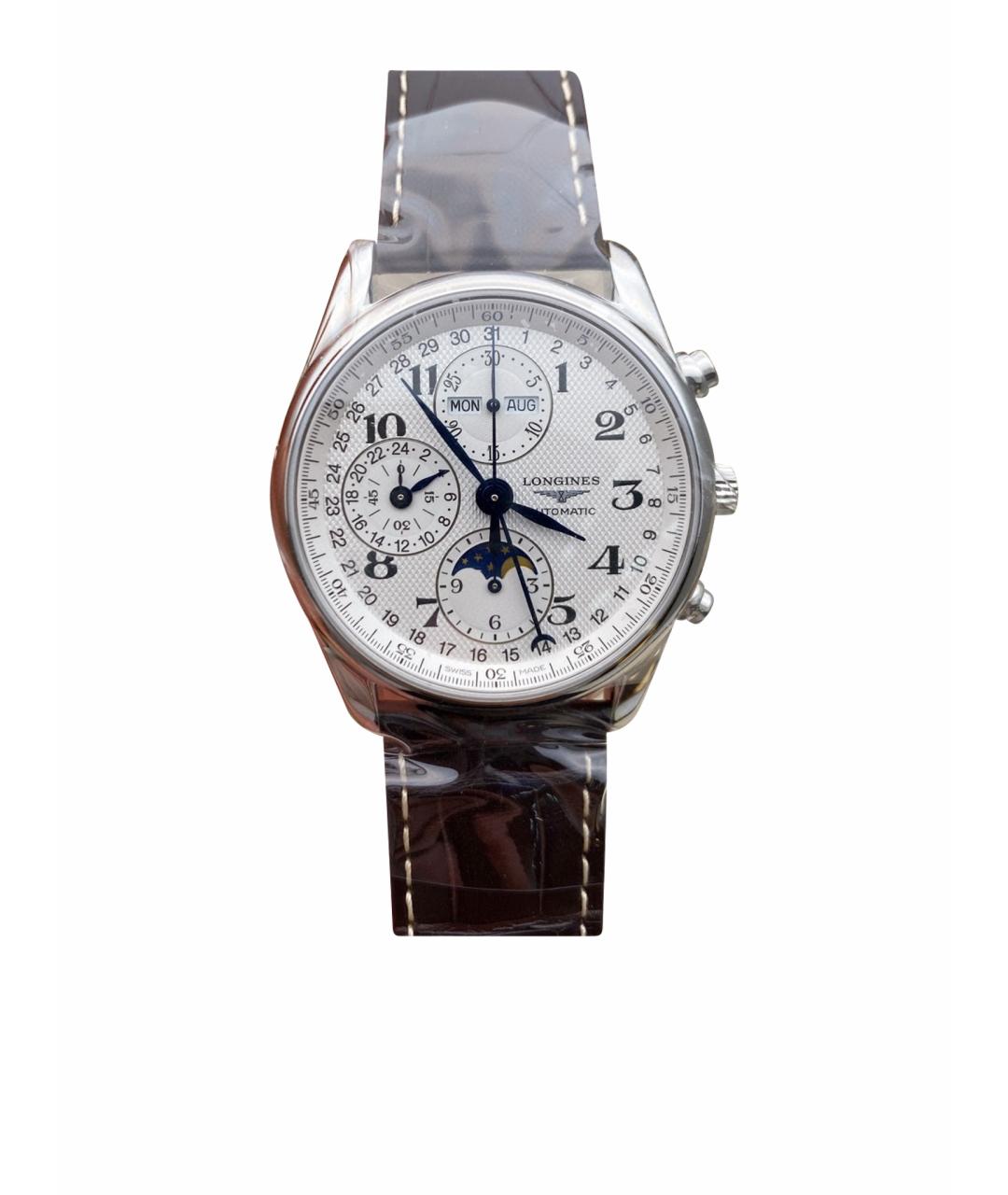 LONGINES Серебряные стальные часы, фото 1