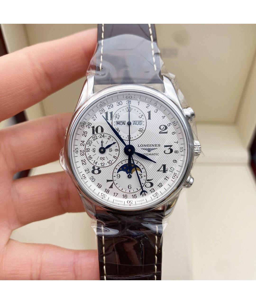 LONGINES Серебряные стальные часы, фото 2