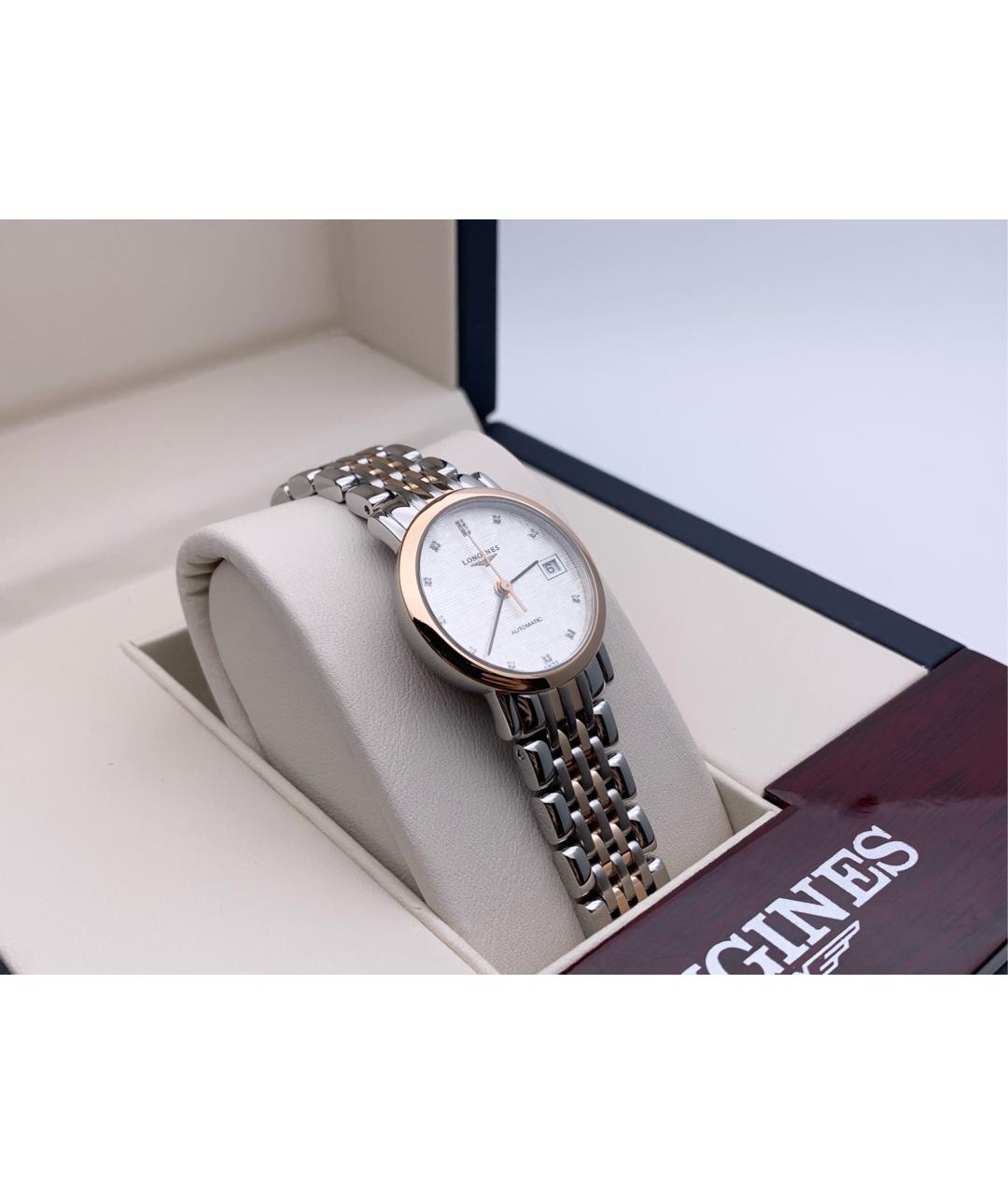 LONGINES Серебряные часы из розового золота, фото 3