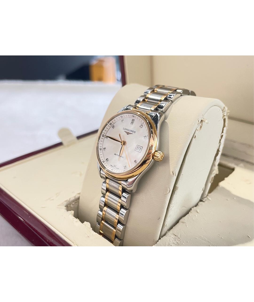 LONGINES Серебряные часы из розового золота, фото 4