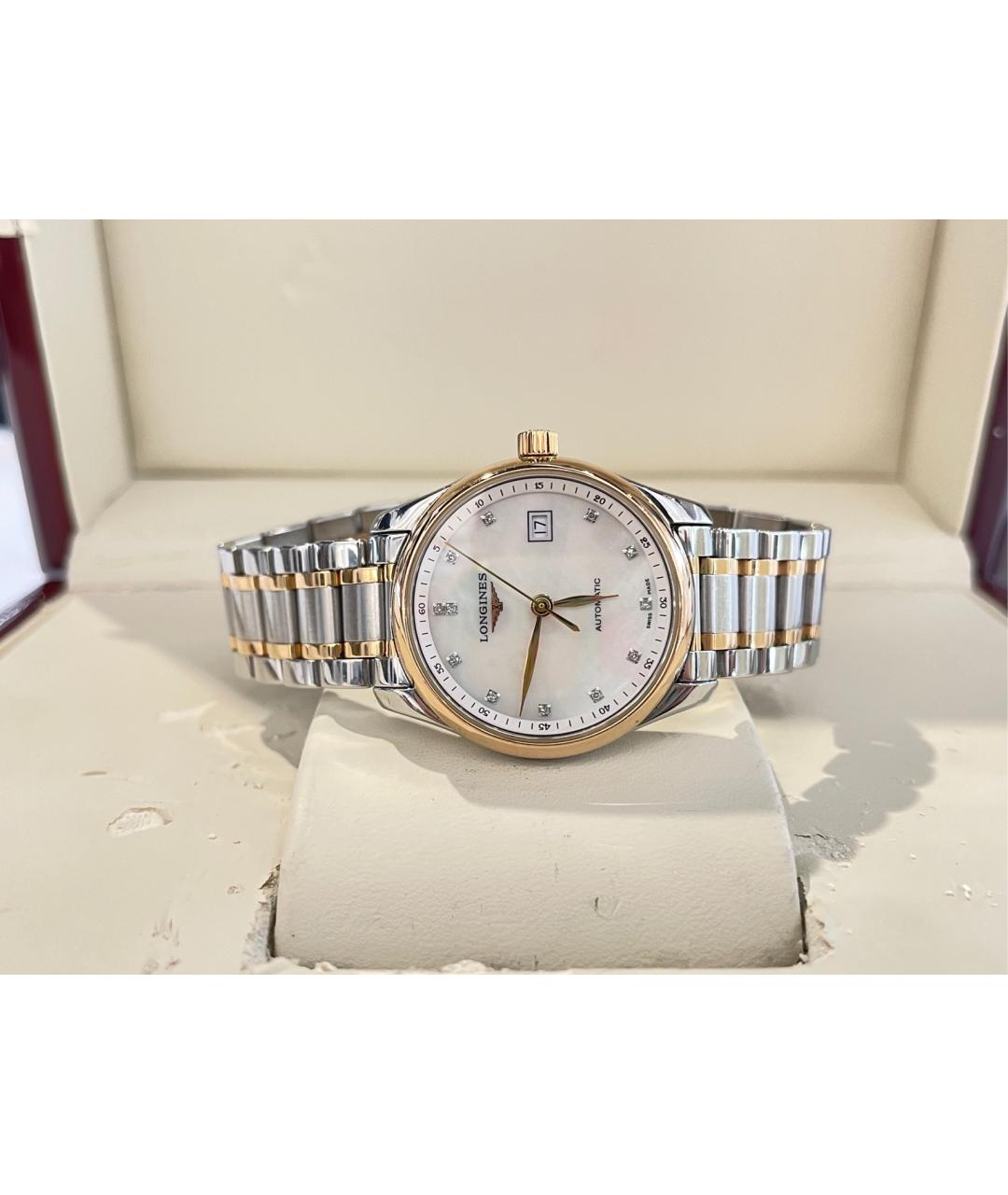 LONGINES Серебряные часы из розового золота, фото 5