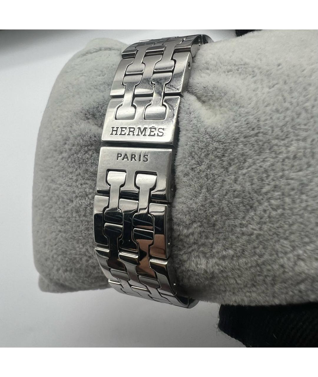 HERMES Серебряные металлические часы, фото 5
