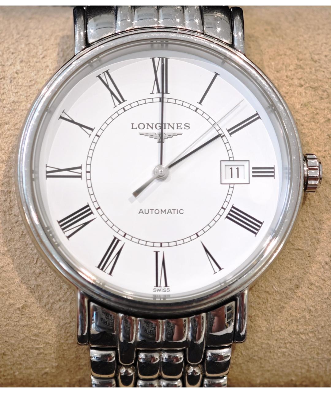 LONGINES Серебряные стальные часы, фото 2