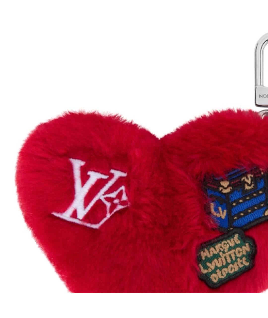 LOUIS VUITTON Красный брелок, фото 3