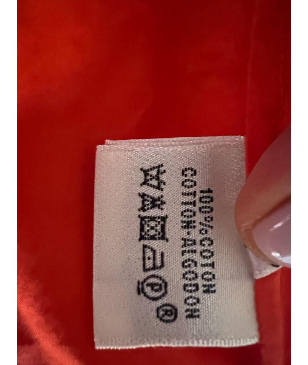 HERMES Оранжевое хлопковое повседневное платье, фото 5