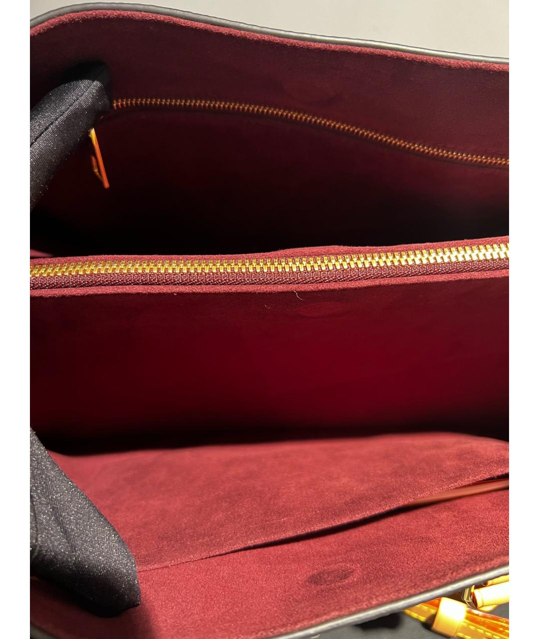 LOUIS VUITTON Коричневая сумка с короткими ручками, фото 8