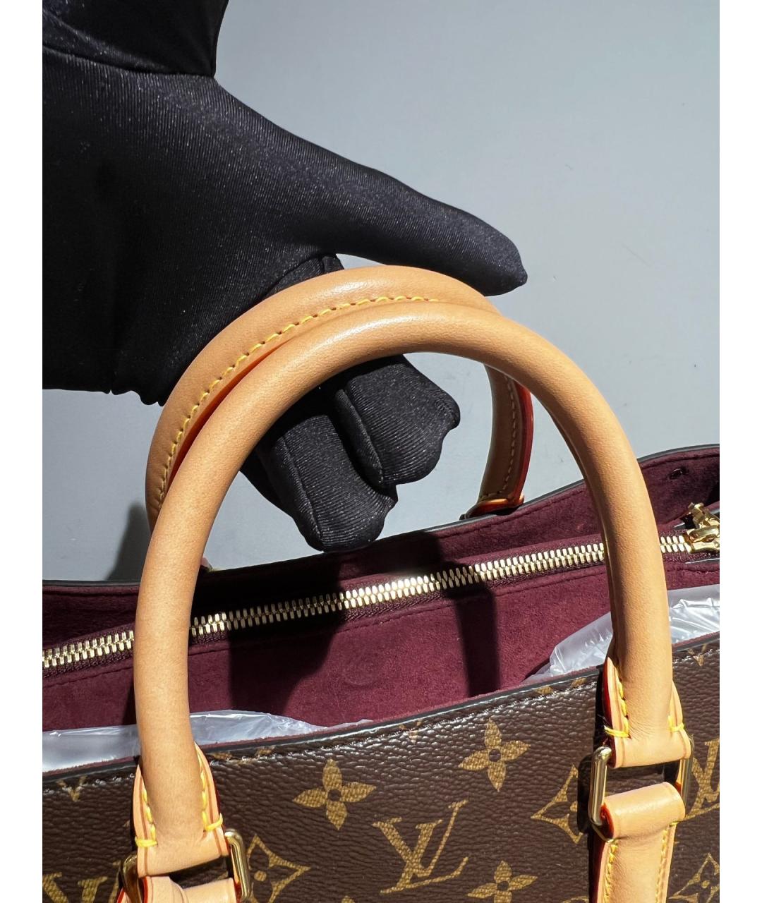 LOUIS VUITTON Коричневая сумка с короткими ручками, фото 7