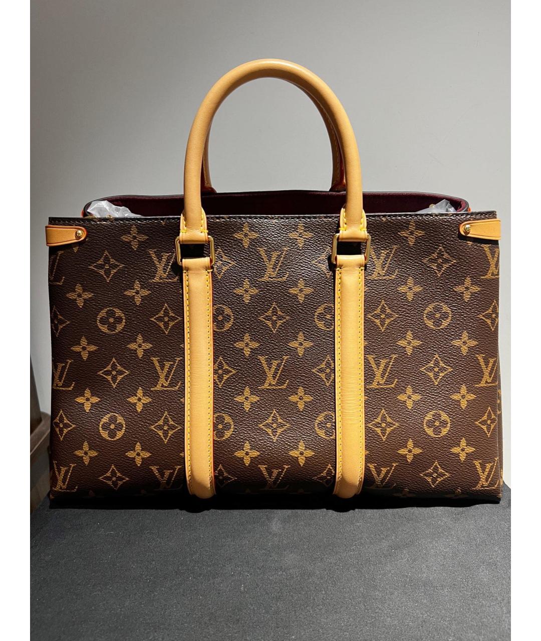 LOUIS VUITTON Коричневая сумка с короткими ручками, фото 3