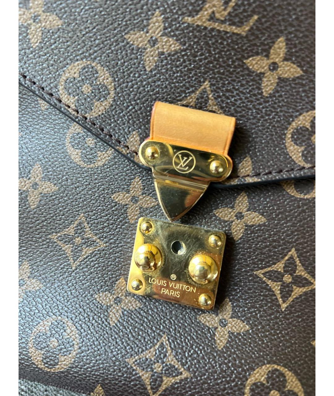LOUIS VUITTON Коричневая сумка с короткими ручками, фото 8