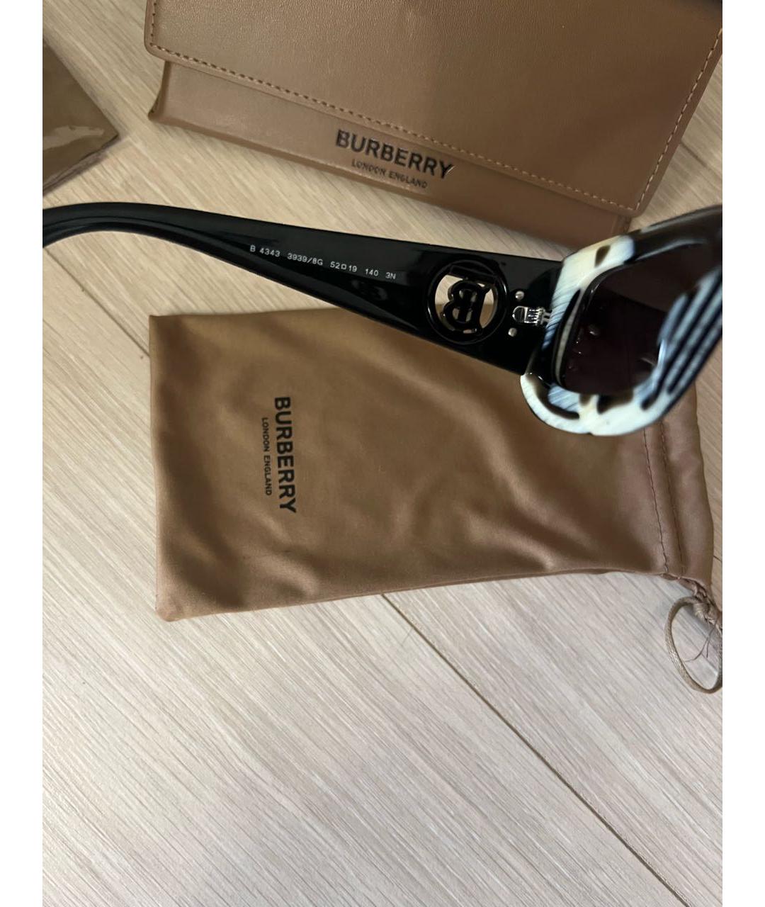 BURBERRY Пластиковые солнцезащитные очки, фото 5