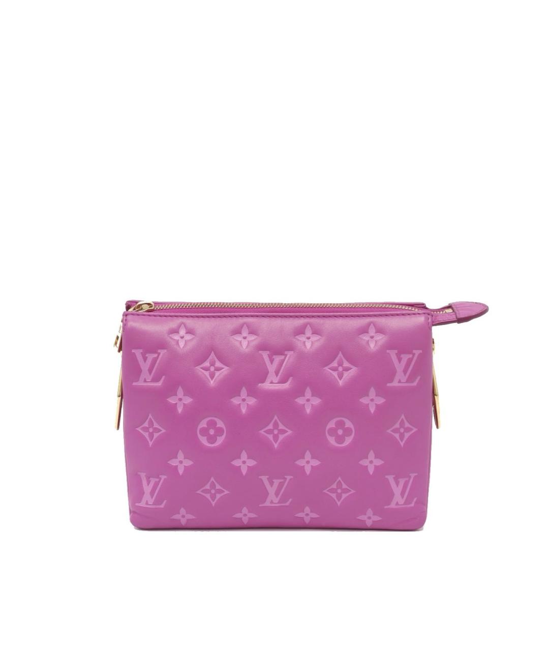 LOUIS VUITTON Розовая кожаная сумка через плечо, фото 4