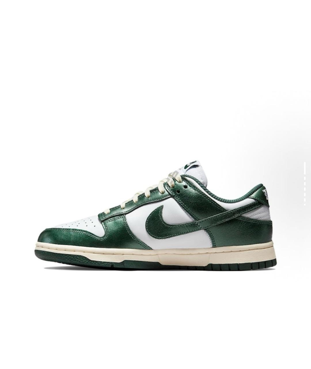 NIKE Зеленые кожаные кроссовки, фото 2