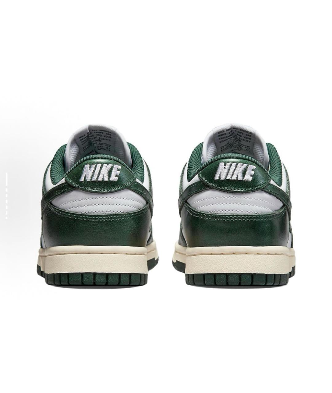 NIKE Зеленые кожаные кроссовки, фото 3