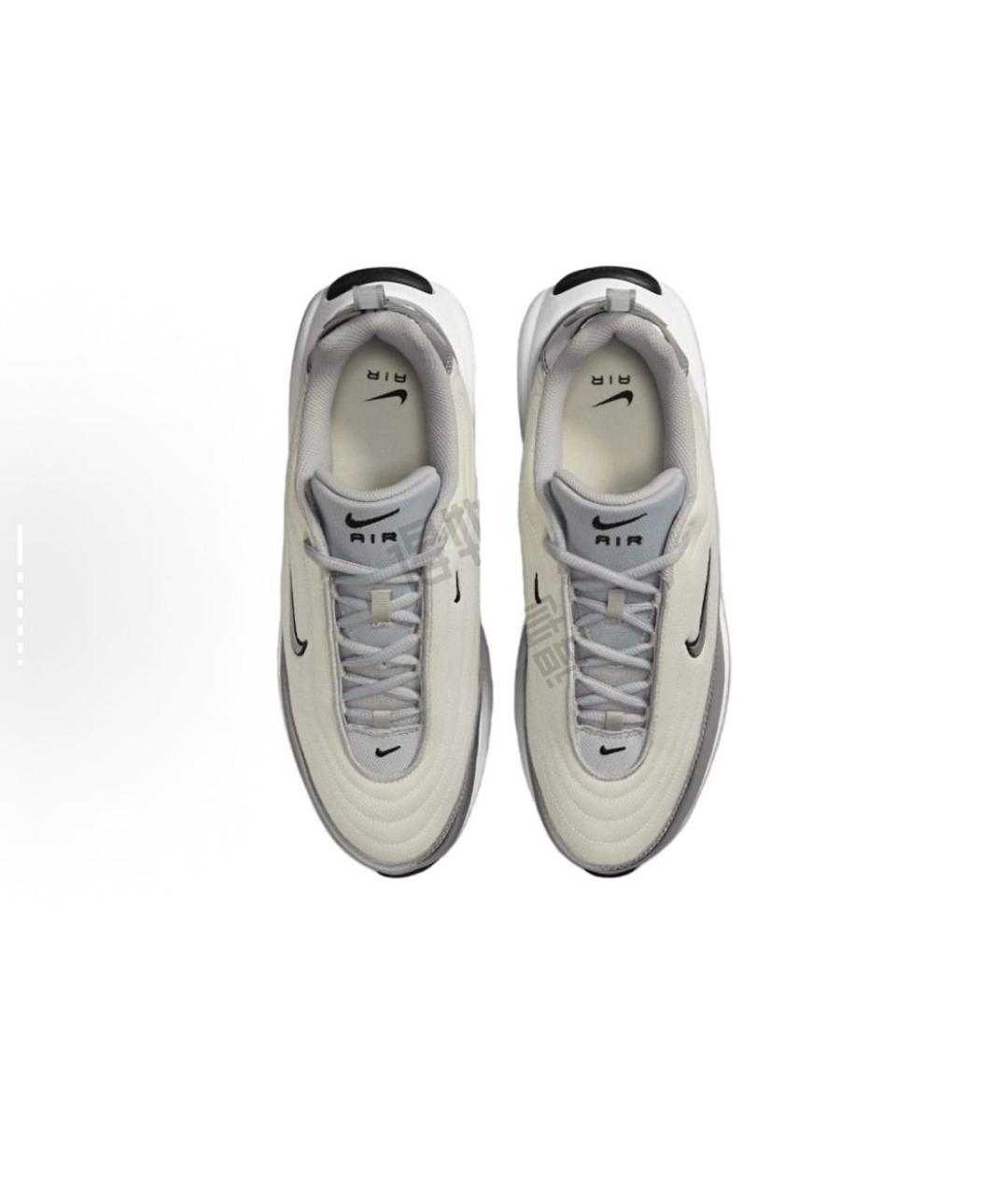 NIKE Серебряные текстильные кроссовки, фото 3