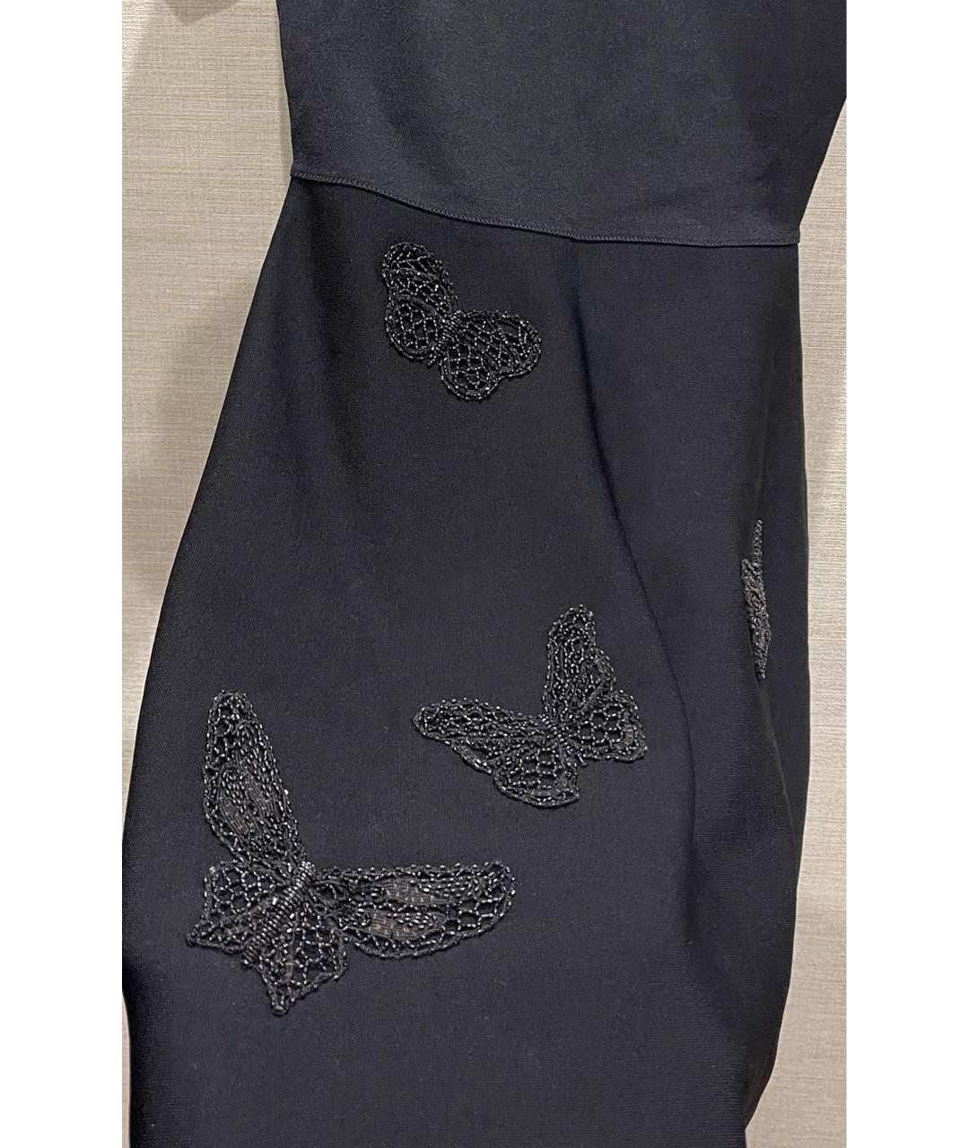 VALENTINO Черное коктейльное платье, фото 3