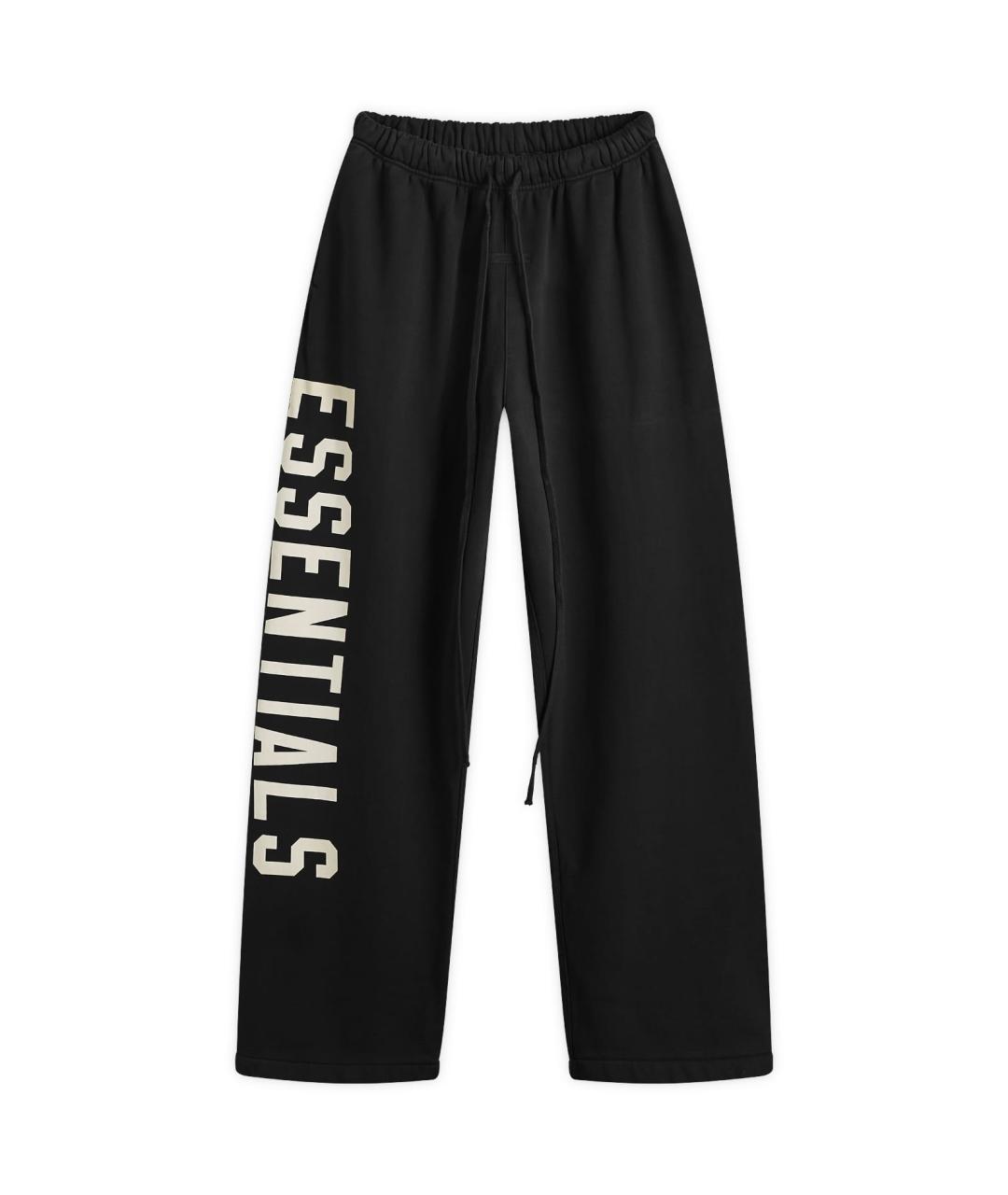 FEAR OF GOD ESSENTIALS Черные хлопковые повседневные брюки, фото 1