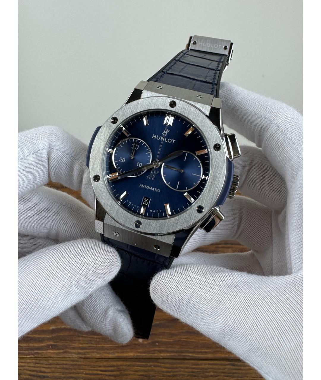 HUBLOT Темно-синие часы, фото 2