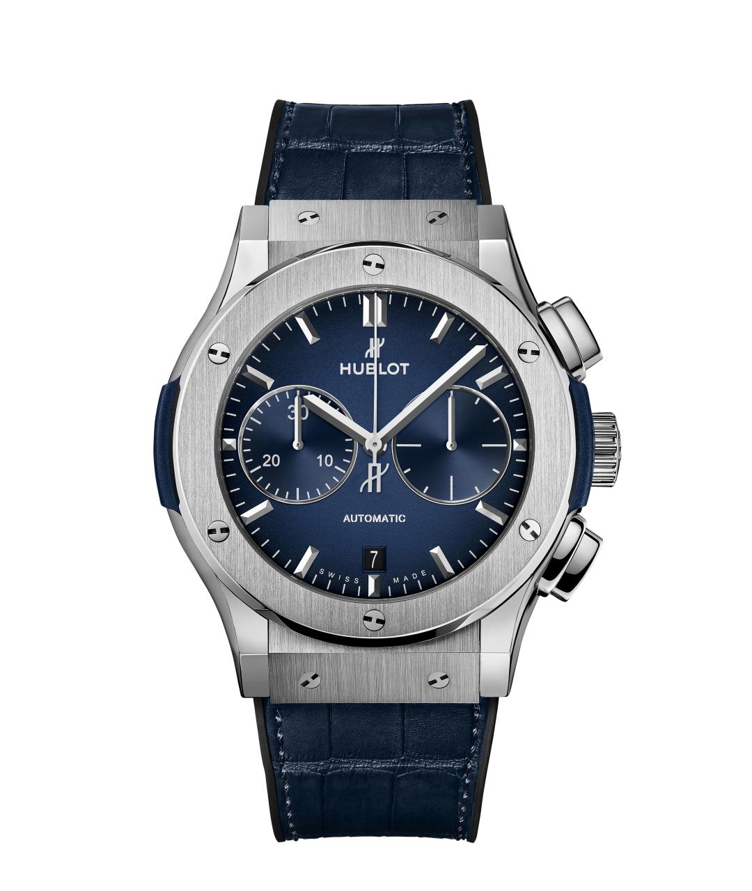 HUBLOT Темно-синие часы, фото 1