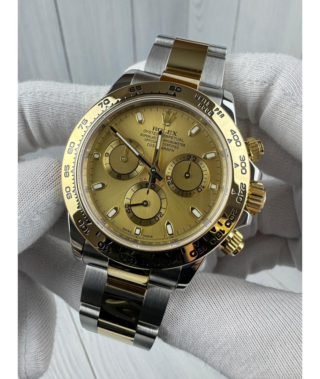 ROLEX Желтые часы из желтого золота, фото 2