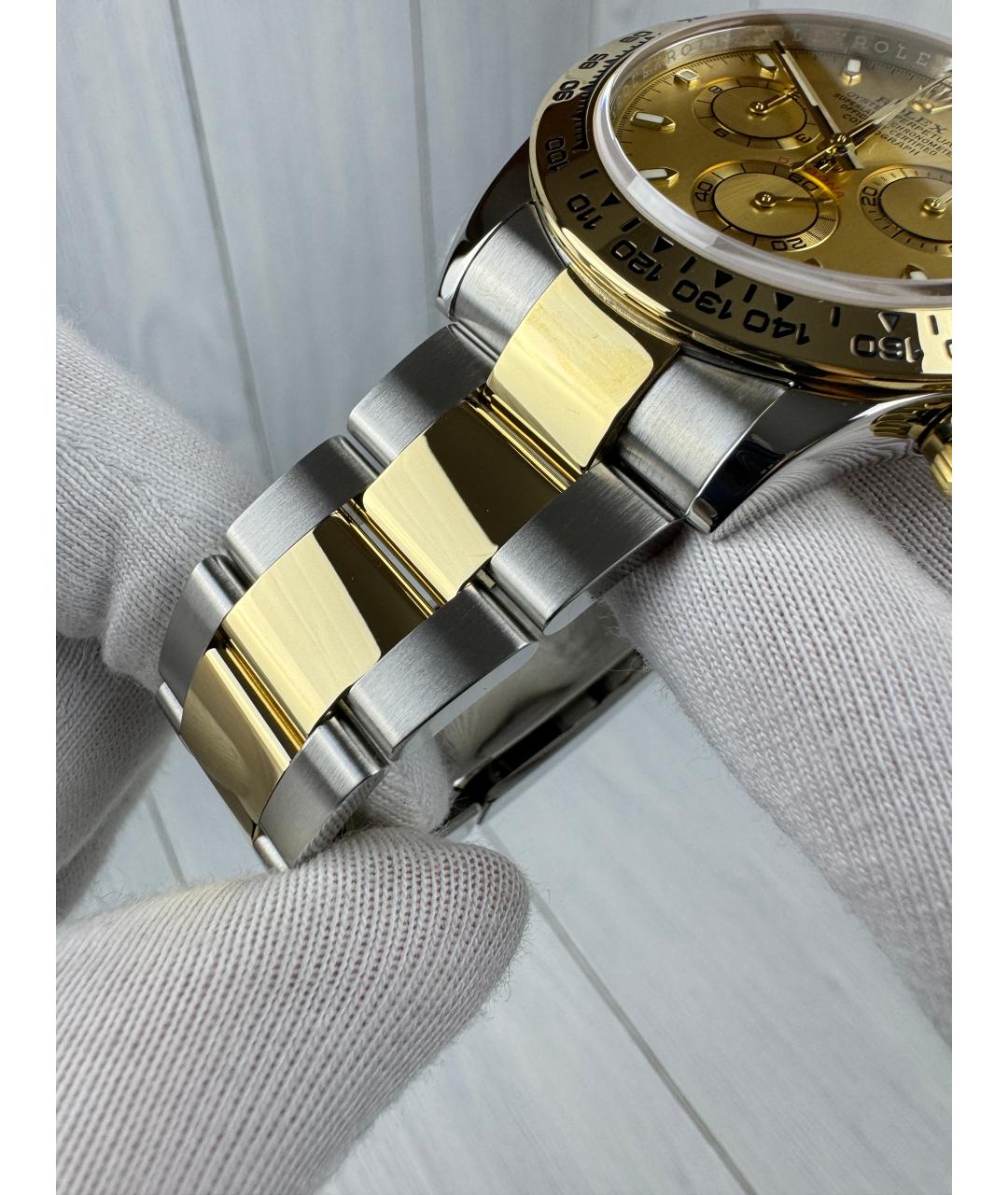 ROLEX Желтые часы из желтого золота, фото 5