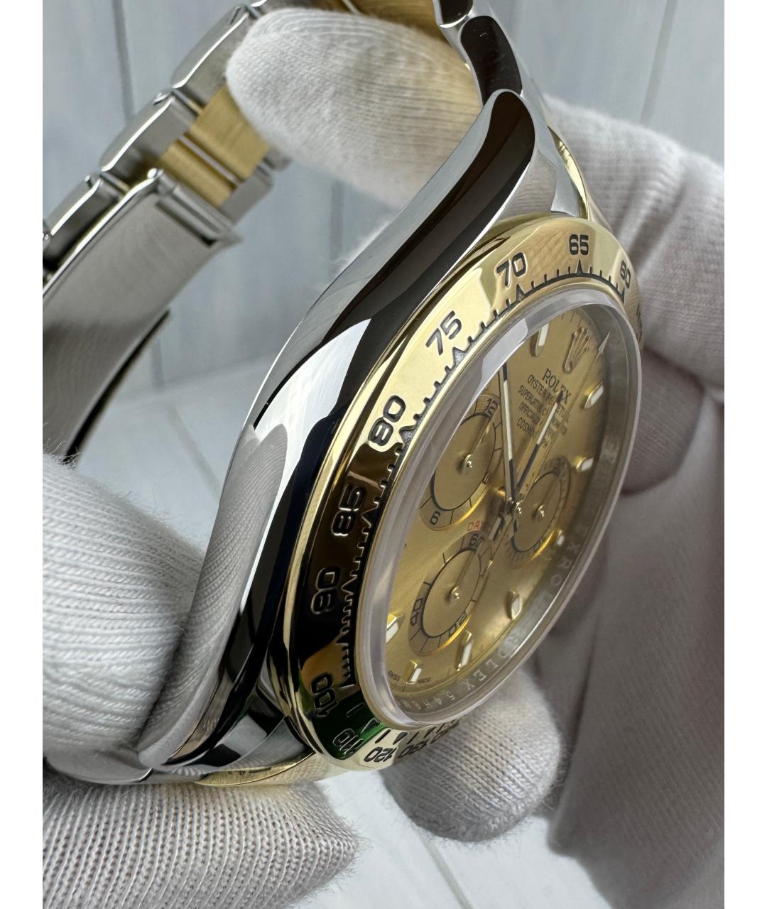 ROLEX Желтые часы из желтого золота, фото 4