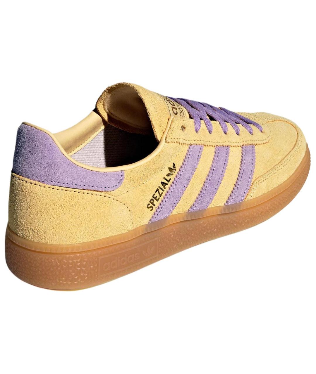 ADIDAS Желтые замшевые кеды, фото 5