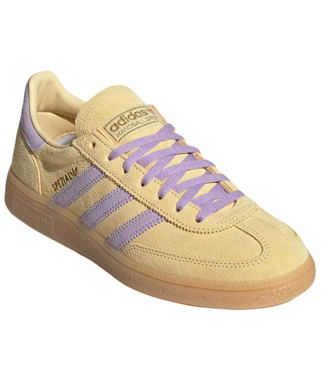 ADIDAS Желтые замшевые кеды, фото 3