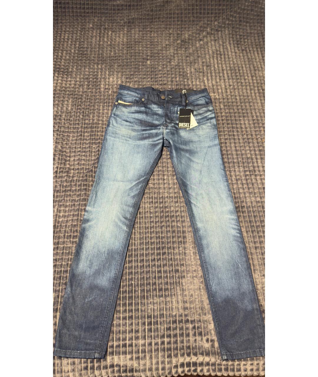 DIESEL Синие джинсы скинни, фото 5