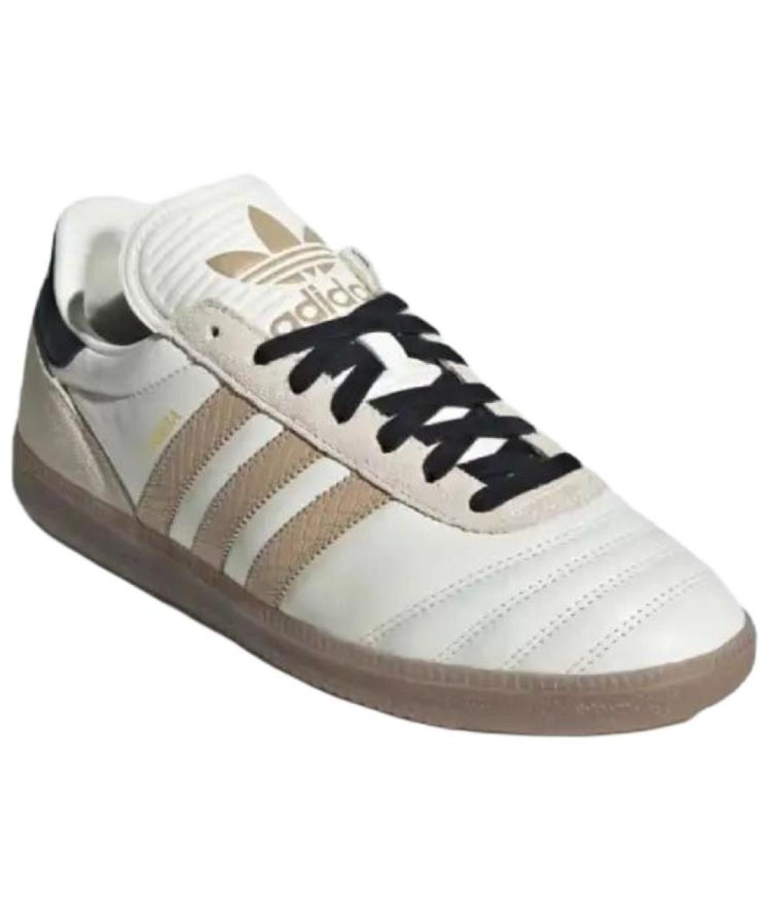 ADIDAS Белые кожаные кеды, фото 3