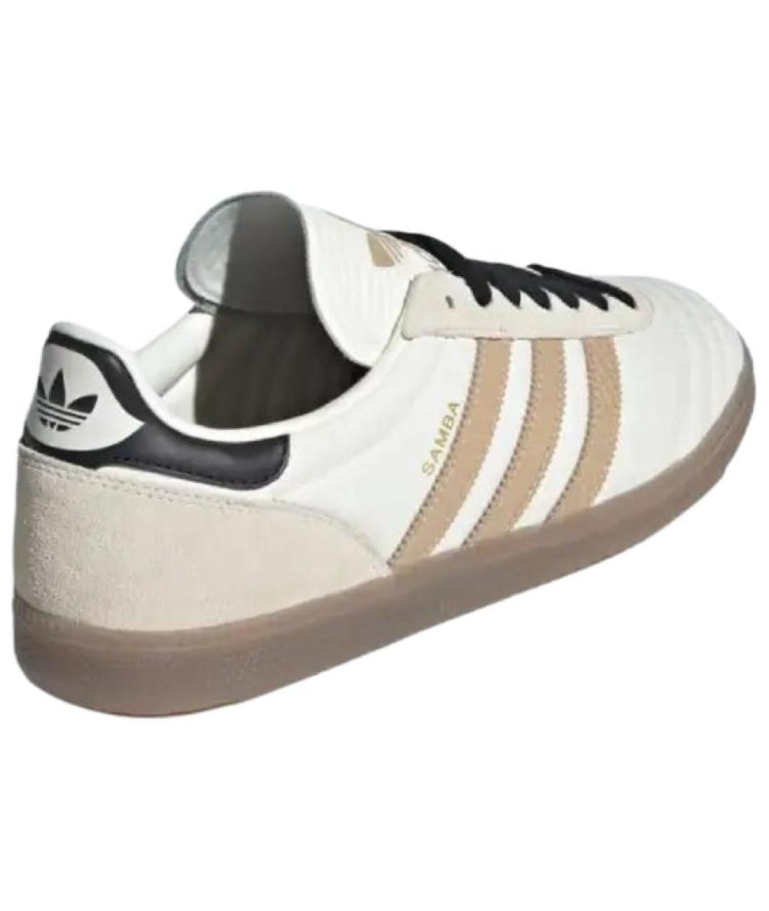 ADIDAS Белые кожаные кеды, фото 4