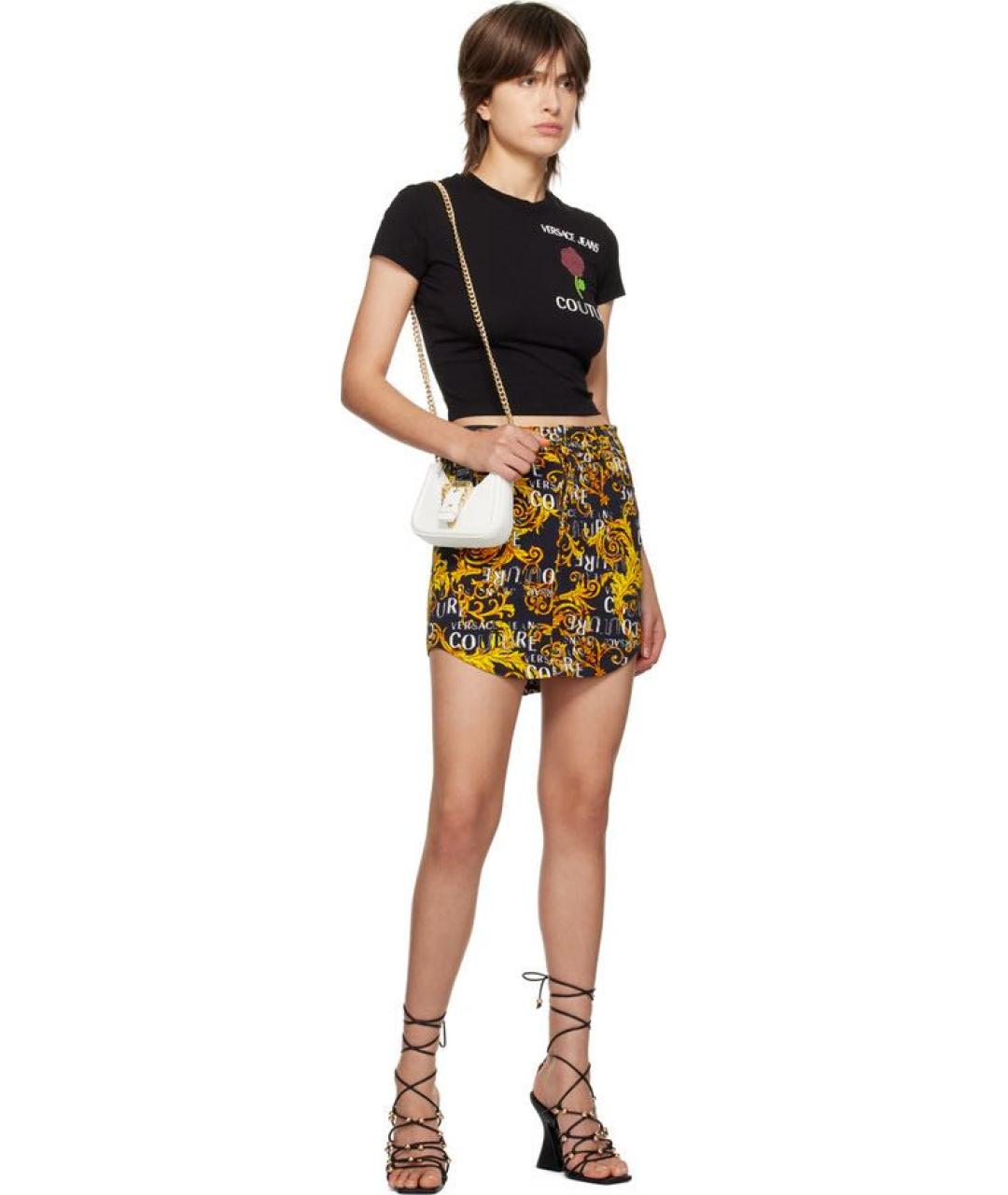 VERSACE JEANS COUTURE Белая сумка через плечо из искусственной кожи, фото 5