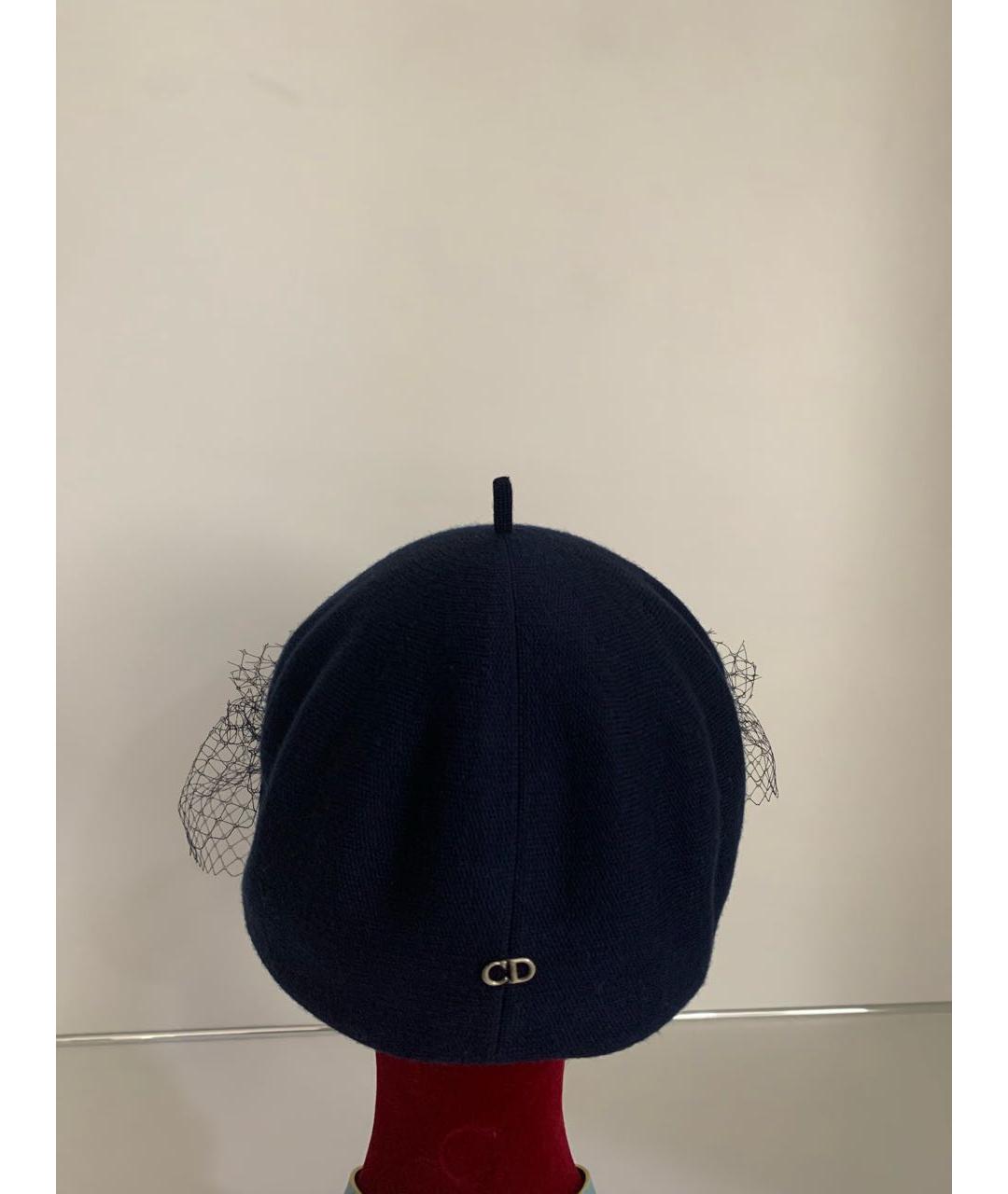 CHRISTIAN DIOR Темно-синяя шляпа, фото 4