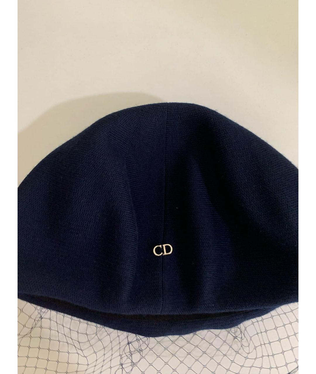 CHRISTIAN DIOR Темно-синяя шляпа, фото 5